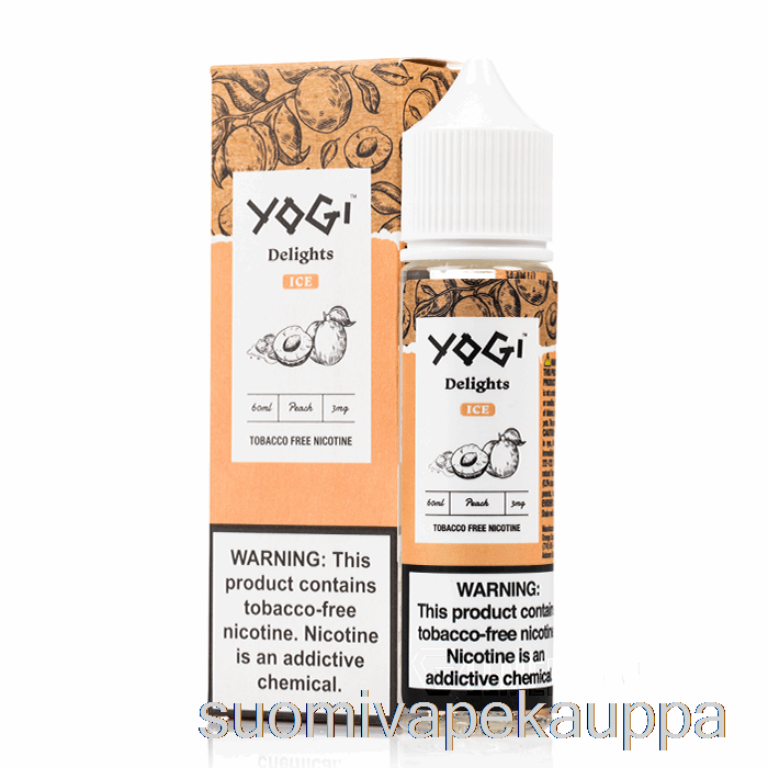 Vape Nesteet Persikkajää - Yogi Delights - 60ml 6mg